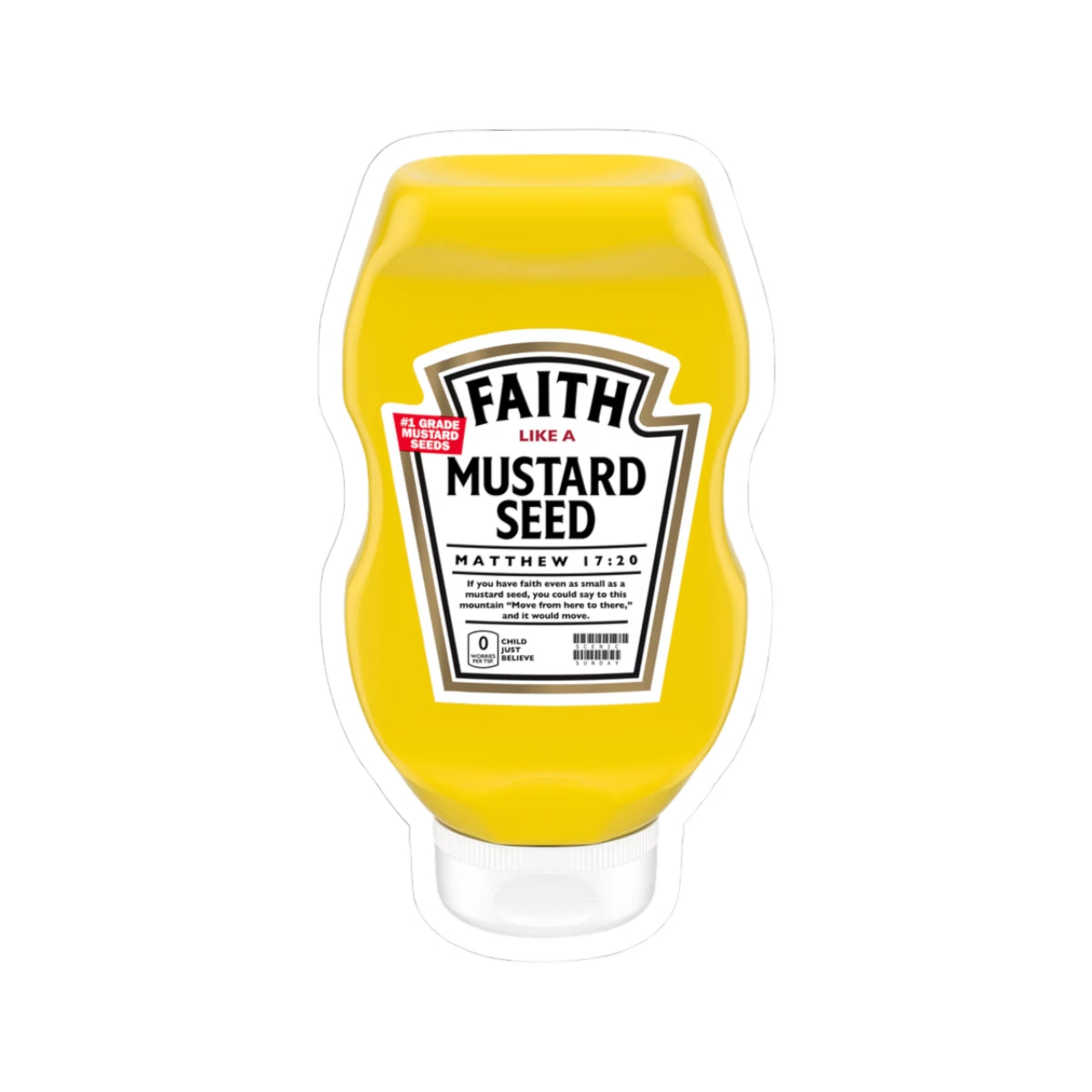 Faith Like a Mustard Seed Vinyl Sticker